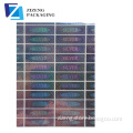 anti-counterfeit 3D stickers hologram golden stickers 3D hologram stickers